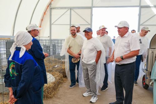 Рустам Минниханов оценил ход уборочной кампании в Алексеевском районе
