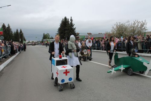 В Алексеевском прошел парад Победы
