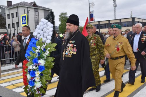 В Алексеевском прошел парад Победы