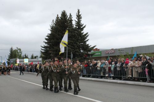 В Алексеевском прошел парад Победы