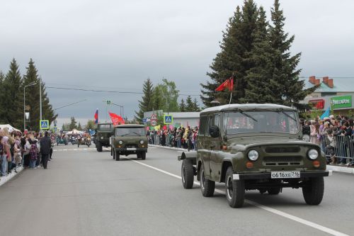 В Алексеевском прошел парад Победы