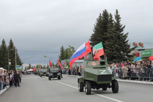 В Алексеевском прошел парад Победы