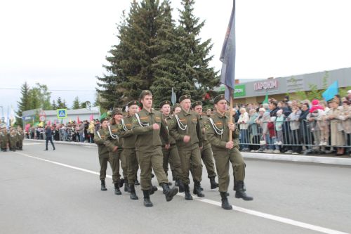 В Алексеевском прошел парад Победы