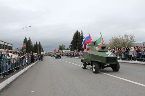 В Алексеевском прошел парад Победы