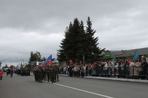 В Алексеевском прошел парад Победы