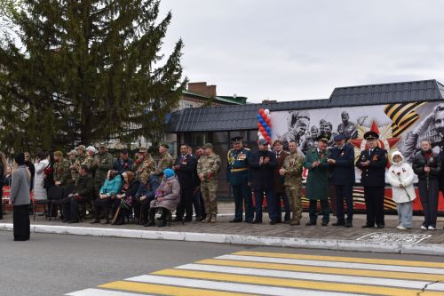 В Алексеевском прошел парад Победы