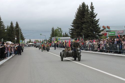 В Алексеевском прошел парад Победы