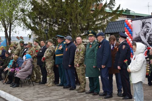 В Алексеевском прошел парад Победы