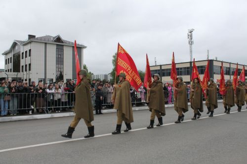 В Алексеевском прошел парад Победы