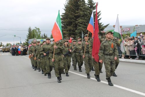 В Алексеевском прошел парад Победы
