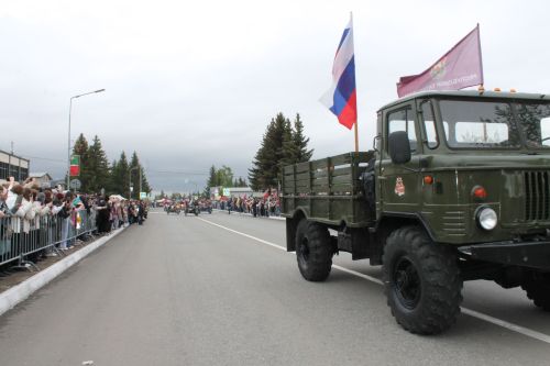 В Алексеевском прошел парад Победы