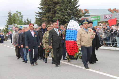 В Алексеевском прошел парад Победы