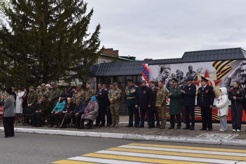 В Алексеевском прошел парад Победы