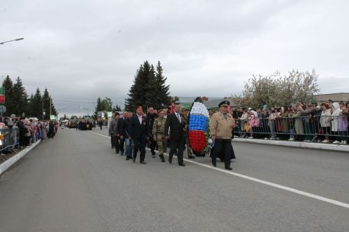 В Алексеевском прошел парад Победы