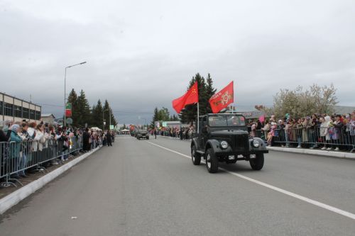 В Алексеевском прошел парад Победы