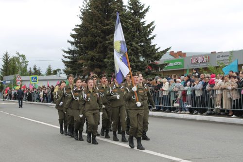 В Алексеевском прошел парад Победы
