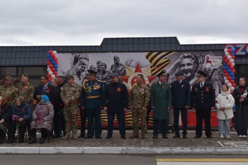 В Алексеевском прошел парад Победы