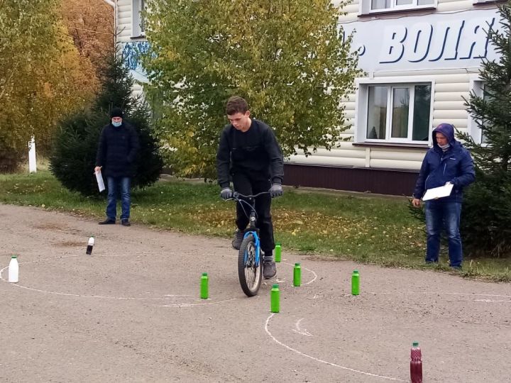 Ученики Ялкынской школы победили  в соревнованиях по велотриалу