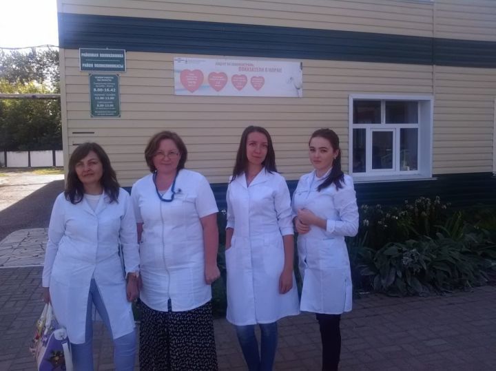 В Алексеевском районе врачи ДРКБ МЗ РТ провели приём пациентов