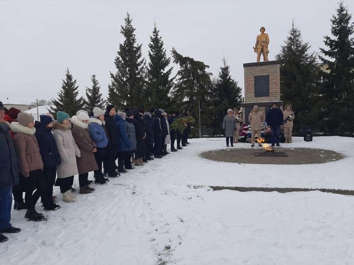 В Билярске юнармейцы района вспомнили погибших в Великой Отечественной войне