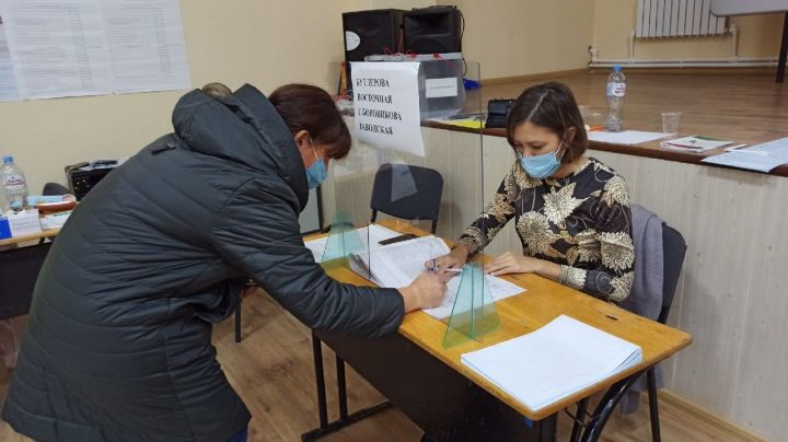 В Алексеевском районе завершился первый день голосования