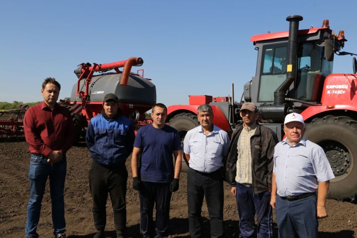 В Алексеевском районе стартовал сев озимой пшеницы