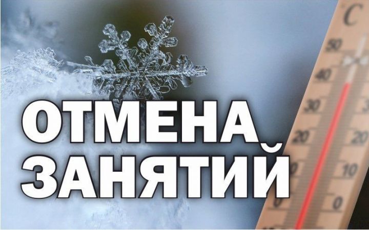 При сильных морозах после новогодних каникул в школах Татарстана отменят занятия