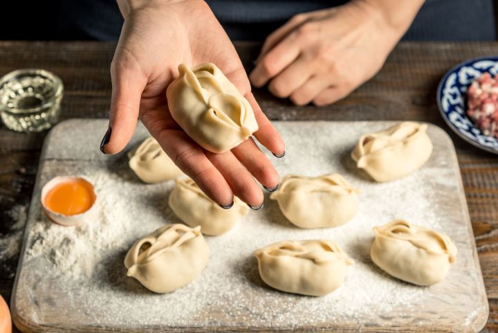 Рецепт вкусных мантов из тыквы