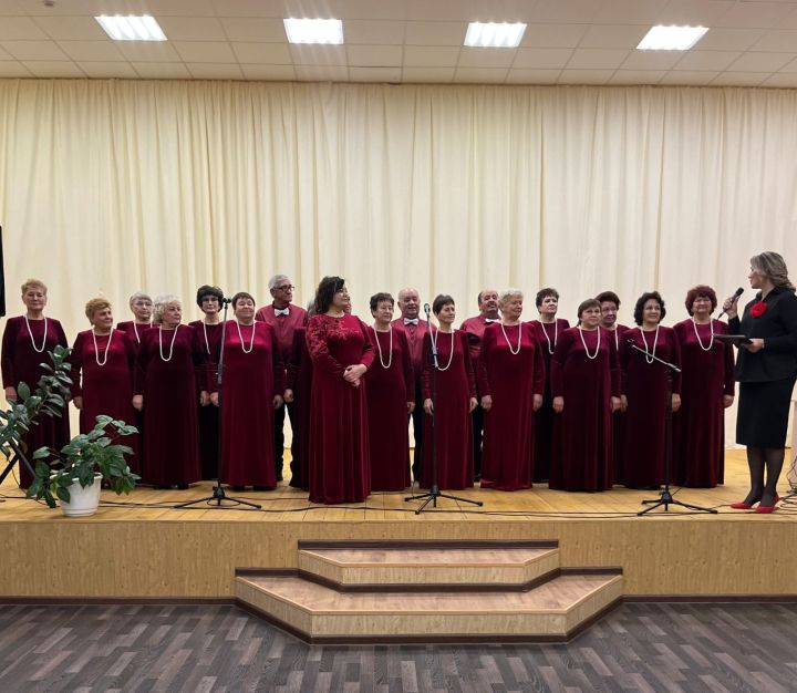 Хор ветеранов «Вдохновение» выступил с концертом в Больших Полянках