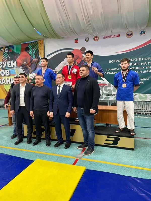 Алексеевские борцы заняли весь пьедестал Всероссийского турнира по борьбе на поясах