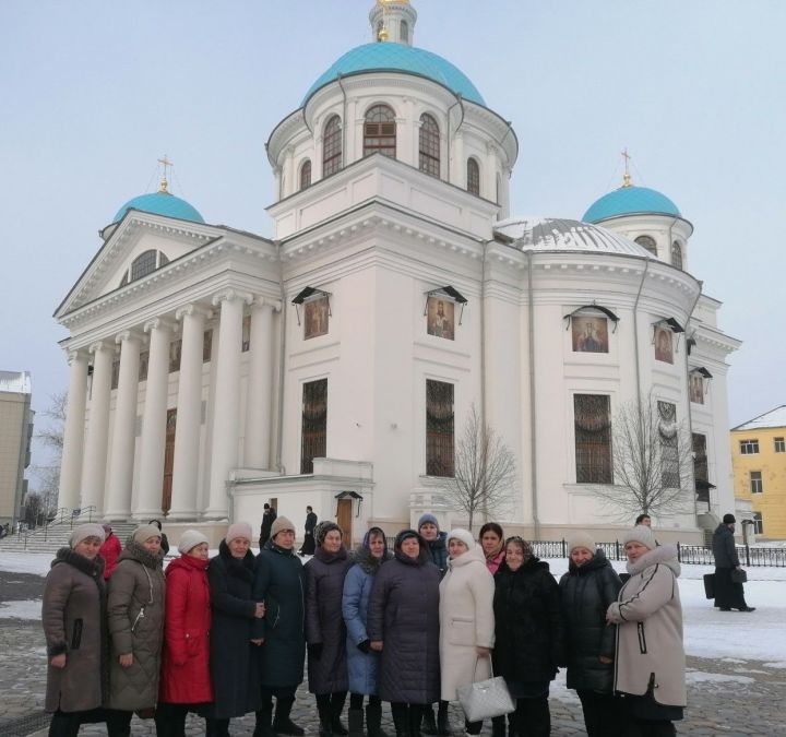 Жители Красного Барана приняли участие в службе на кряшенском языке в Казани