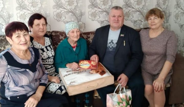 90-летие отметила жительница села Шама  Вера Павловна Константинова