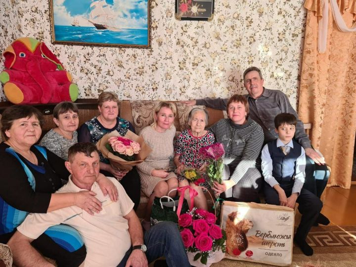 Жительница села Масловка отпраздновала 90-летний юбилей