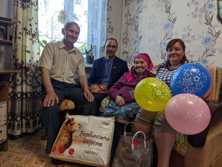 95-летие отметила жительница села Лебедино Алексеевского района