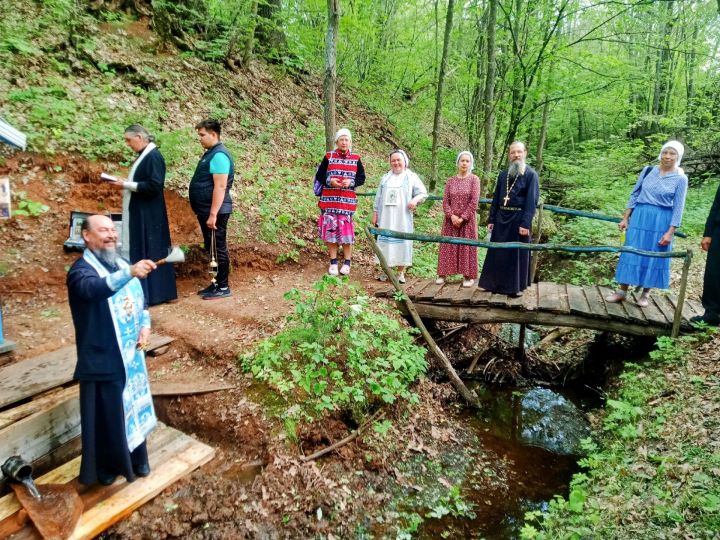 В Алексеевском верующие три дня шли к месту обретения иконы Божией Матери «Живоносный источник»
