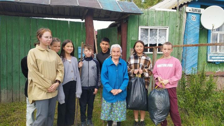 Воспитанники приюта Забота оказали помощь труженице тыла