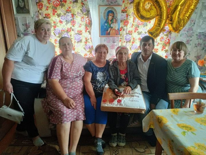 Жительница села Русская Мараса отметила 90-летие