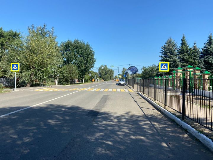 В Алексеевском проверили состояние пешеходных переходов возле детских учреждений