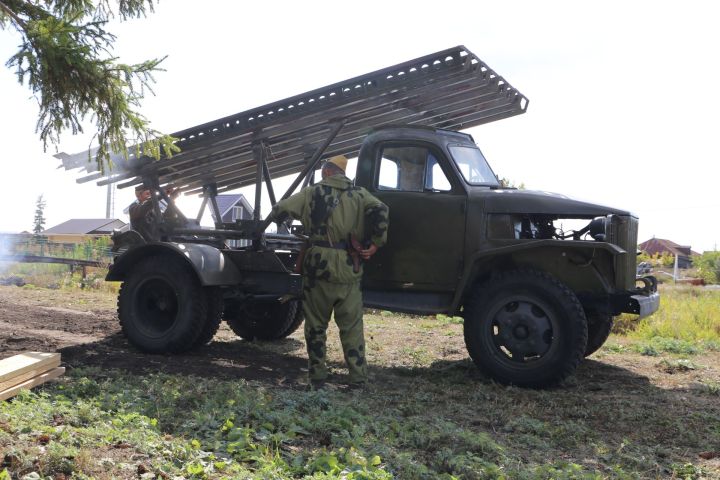 В Билярске провели военно-историческую реконструкцию боя на Днепре