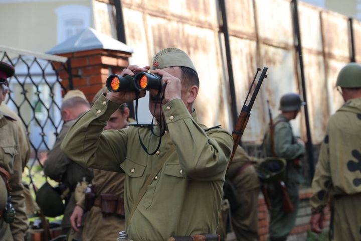 В Билярске провели военно-историческую реконструкцию боя на Днепре