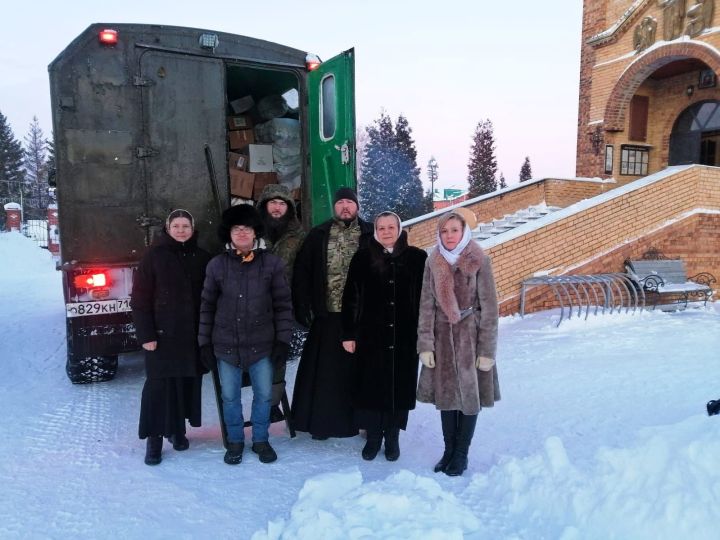 Жители Алексеевского собрали очередную партию гуманитарной помощи