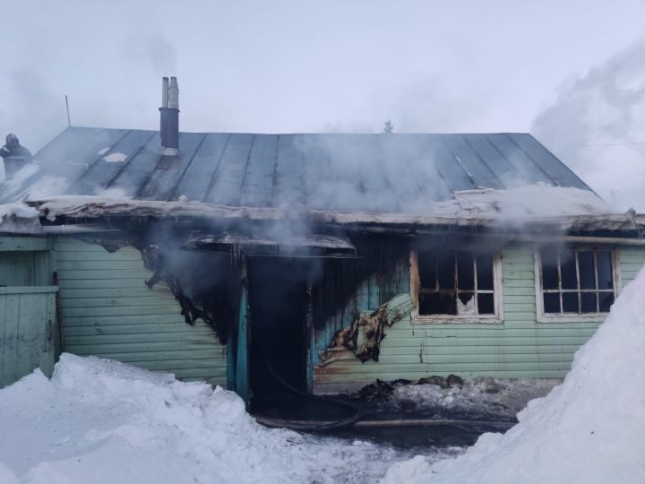 В Алексеевском при пожаре погиб мужчина
