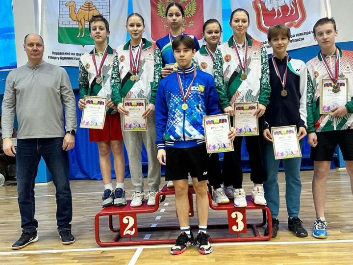 Алексеевские бадминтонисты в составе сборной Татарстана завоевали медали