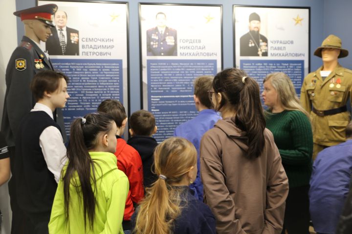 В обновленном Музее боевой славы прошел день открытых дверей