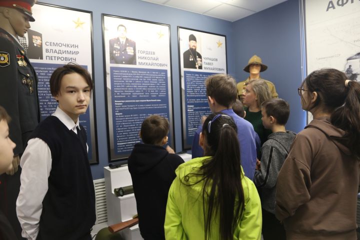 В обновленном Музее боевой славы прошел день открытых дверей