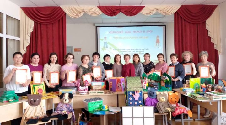 Центр развития татарского образования в Большетиганской школе стал площадкой методического конкурса среди воспитателей детских садов