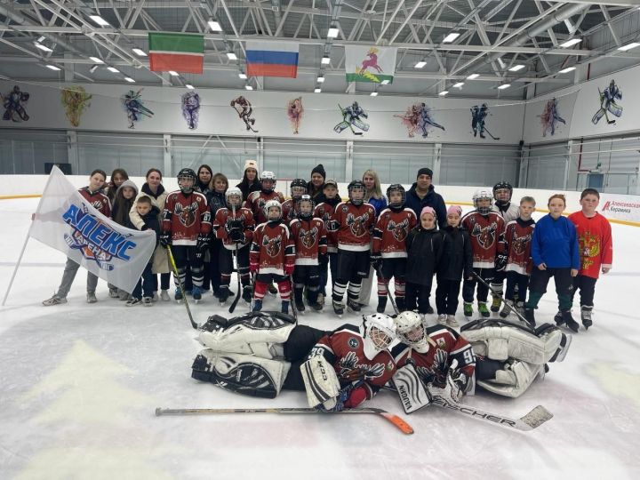 В Ледовом дворце Алексеевского состоялось открытое первенство по хоккею с шайбой