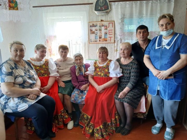 Жительница Ерыклы отметила 95 лет
