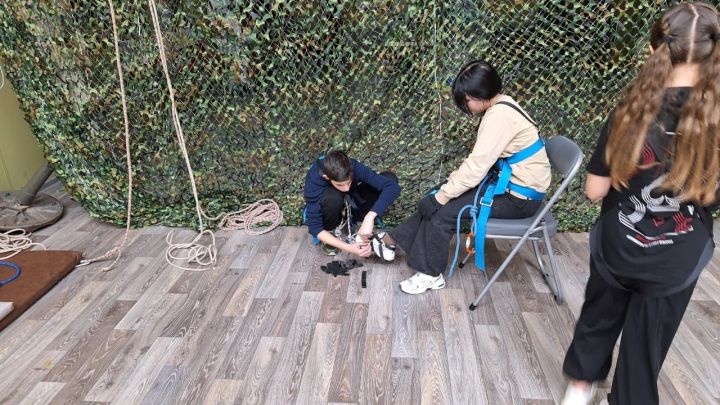 В Билярске проходят тренировочные занятия по спортивному туризму