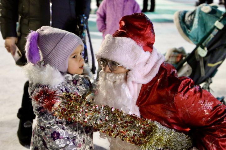 Главная ёлка Алексеевского района зажгла свои огни